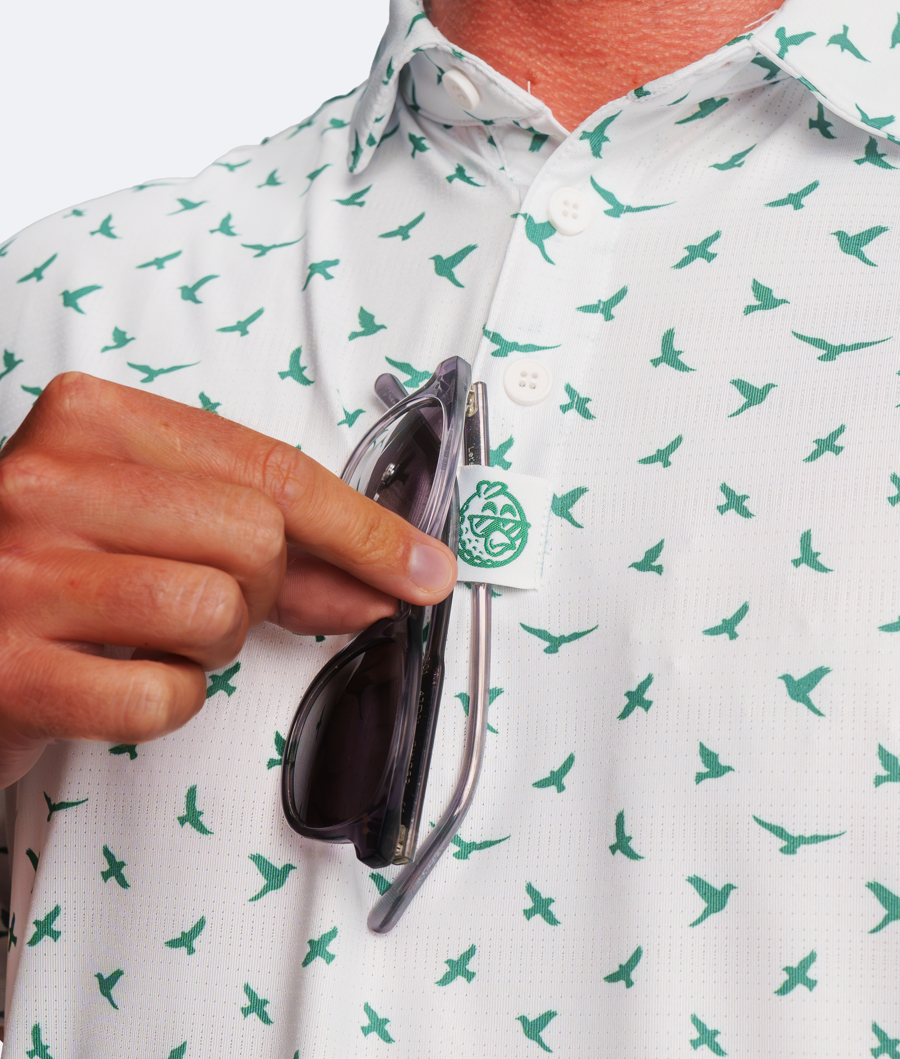 Birdies Polo White