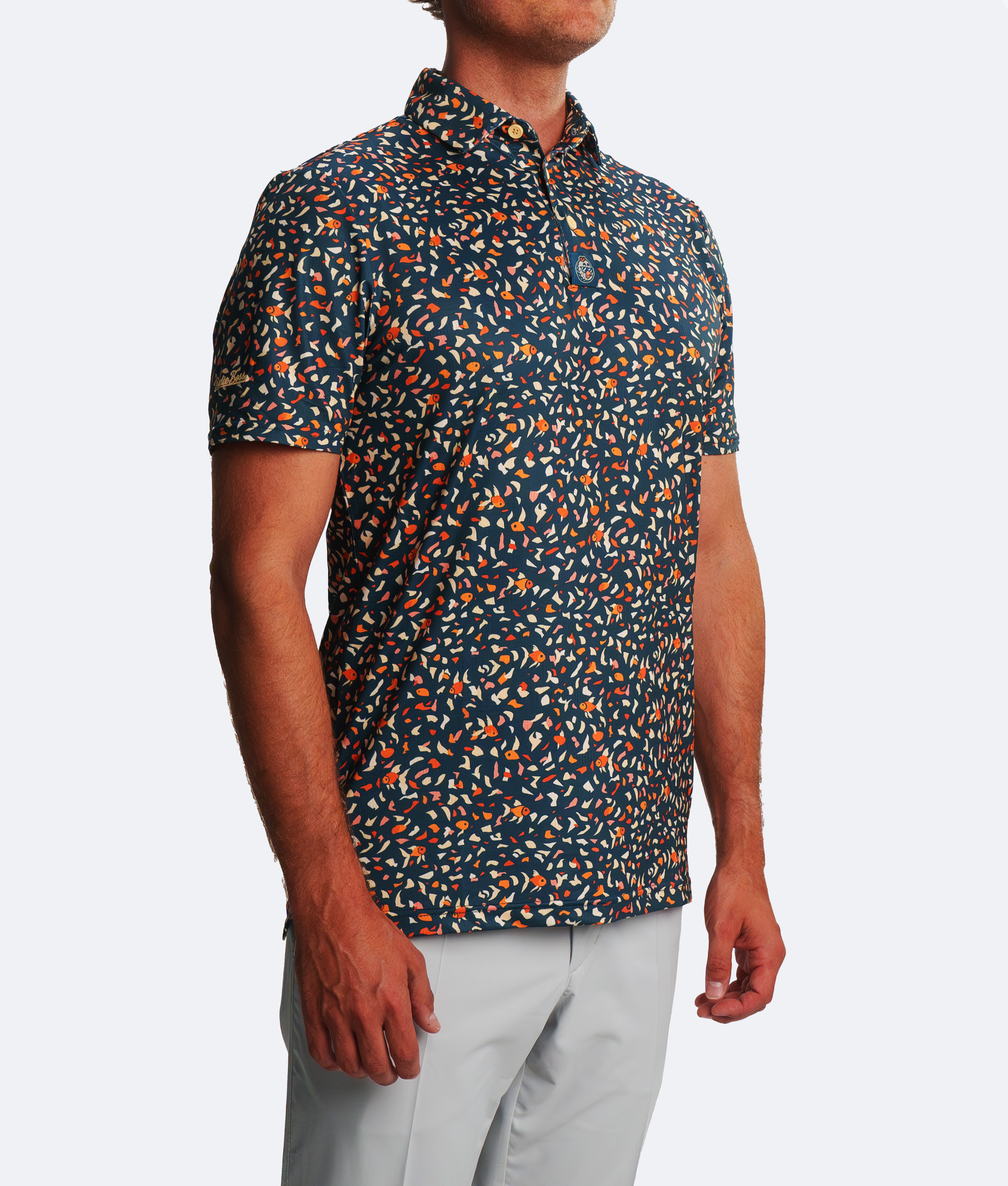 Terrazzo Goldfish Polo Dark