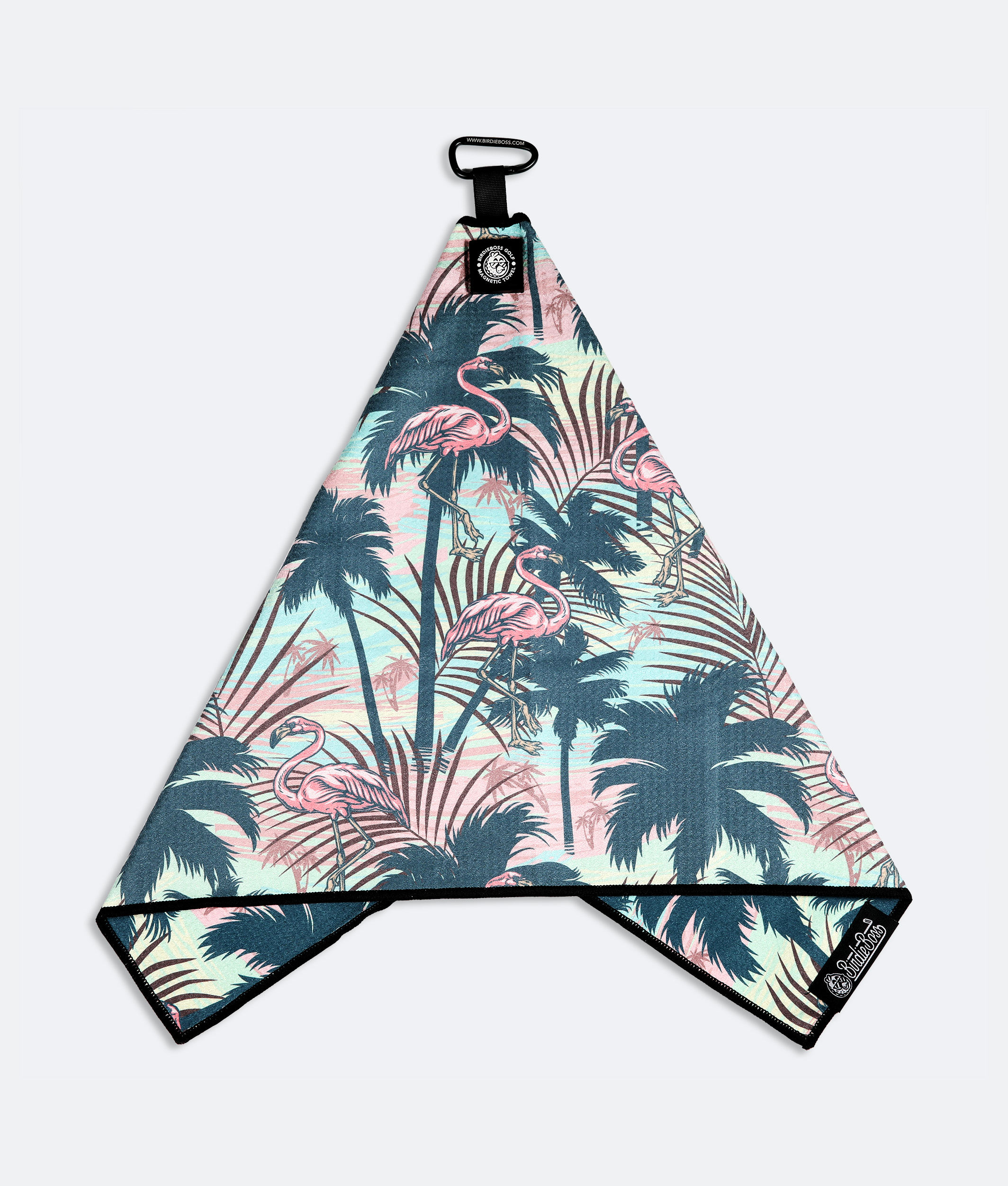 Flamingos - Magnetic Golf Towel