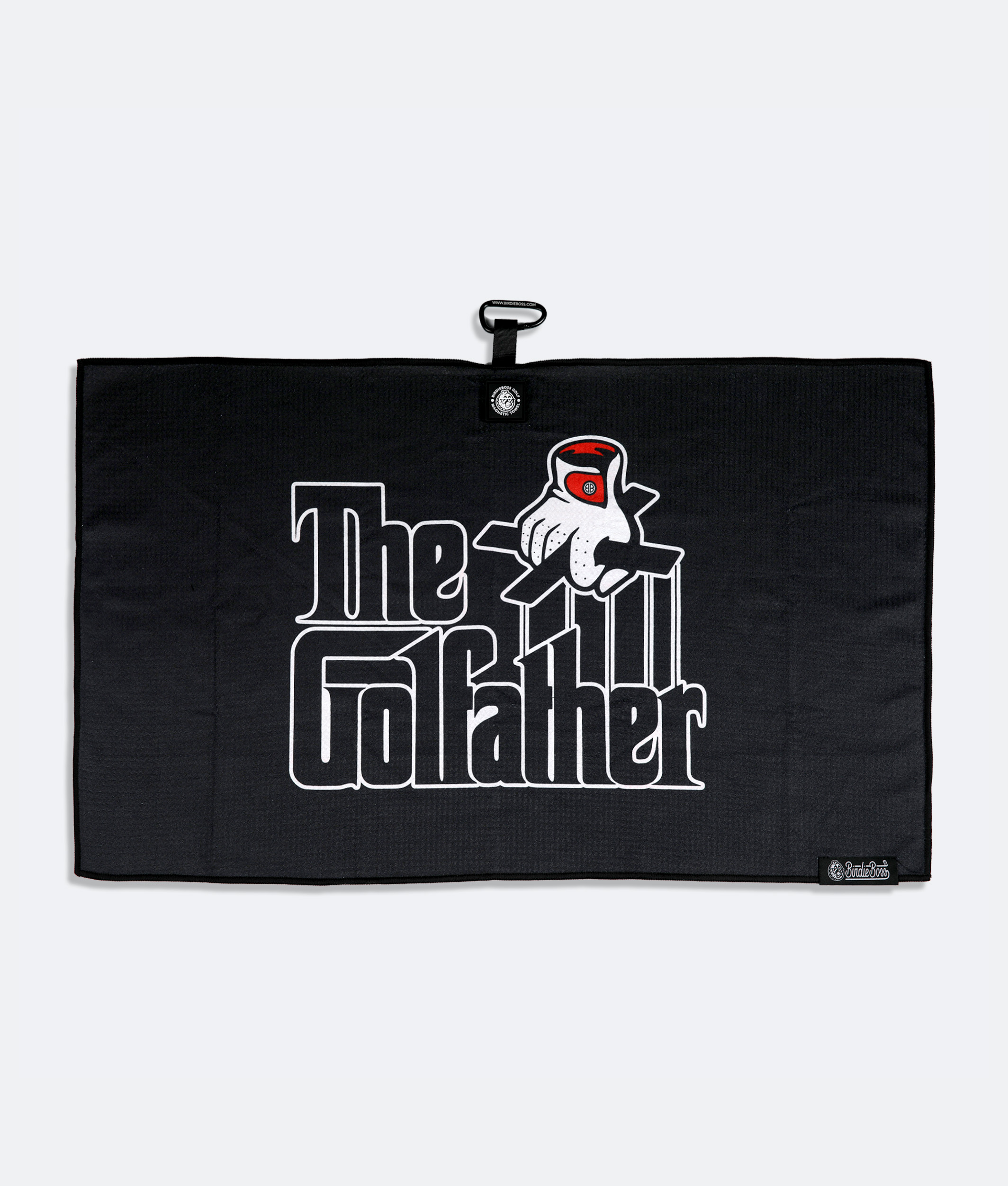 The Golfather Black - Magnetic Golf Towel