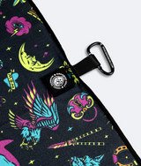 Neon Tattoo - Magnetic Golf Towel